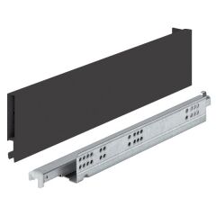 Hafele Matrıx Box Slım Çekmece Seti Antrasit Vidalı 16/89Mm/400Mm 30Kg