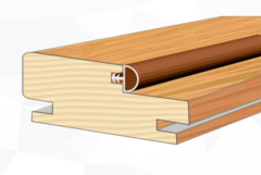 Ortadan Basan Daire Tipi Kapı Fitili 10mm Beyaz (500 Metre)