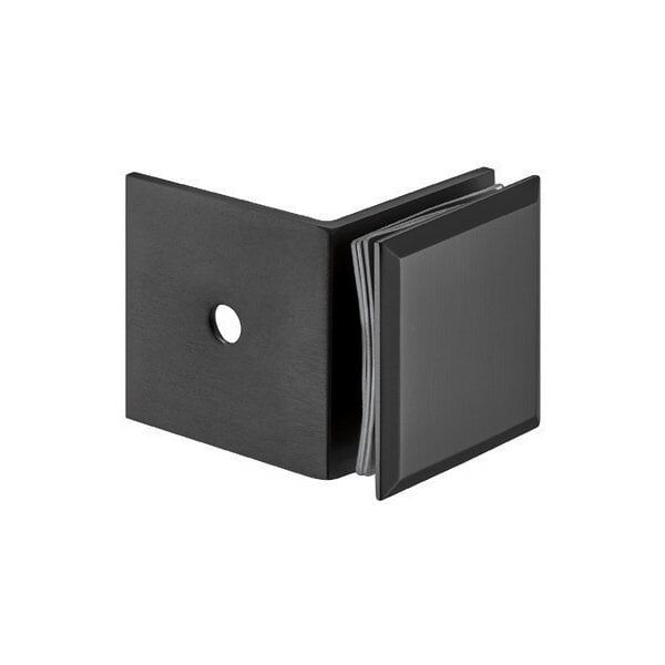 Hafele Cam Tutucu Duvar-Cam 90 Derece Grafit Siyah Renk