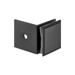 Hafele Cam Tutucu Duvar-Cam 90 Derece Grafit Siyah Renk