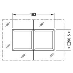 Hafele Cam Tutucu Cam-Cam 180 Derece Parlak Krom Renk
