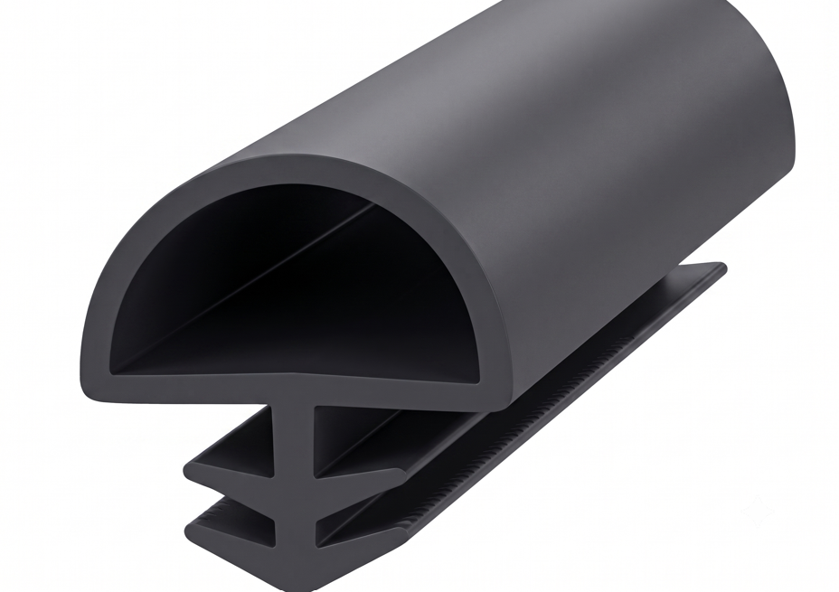 Ortadan Basan Daire Tipi Kapı Fitili 10mm Antrasit (500 Metre)
