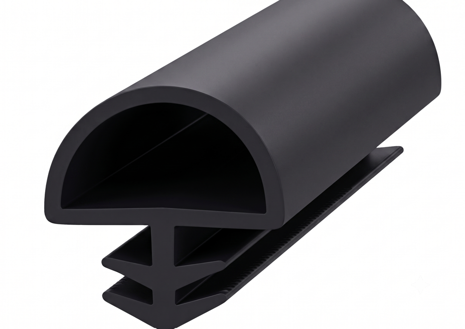 Ortadan Basan Daire Tipi Kapı Fitili 10mm Siyah (500 Metre)