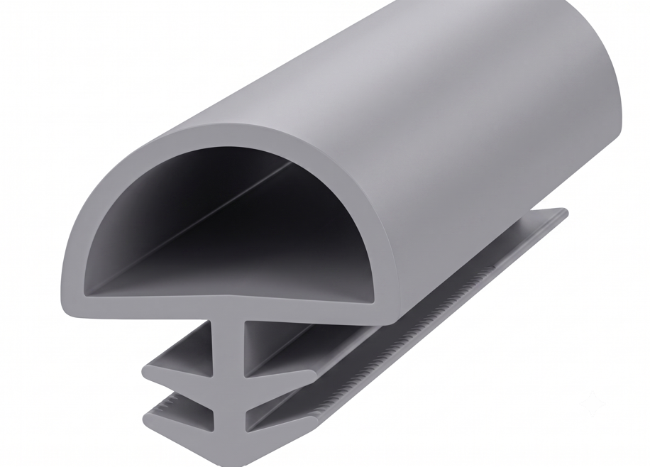 Ortadan Basan Daire Tipi Kapı Fitili 10mm Gri (500 Metre)