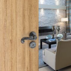 Hafele Kapı Kolu Seti Plaza Barelli Antik Gümüş