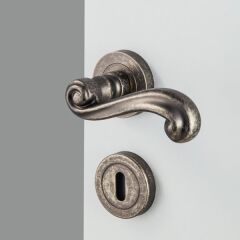 Hafele Kapı Kolu Seti Plaza Barelli Antik Gümüş