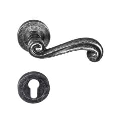 Hafele Kapı Kolu Seti Plaza Barelli Antik Gümüş