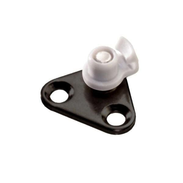 Hafele Maxi Klipssiz Alüminyum Kapak Bağlantısı, Siyah Renk