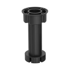 Hafele PFT12 Baza Ayağı Siyah 150mm