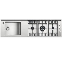 Hafele Plano C Eviye+Ocak Sol 151x45cm, Paslanmaz Çelik Renk (Sadece Bursa İçi Teslimata Uygundur)