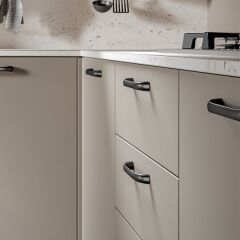 Hafele Mobilya Kulpu Split 96mm Antrasit