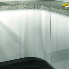 Hafele MONDO CARVE Kapak (içe bombeli) beyaz