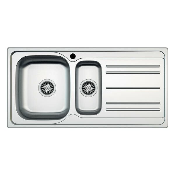 Hafele CAPUA06 Eviye Tezgah Üstü 1000x500mm Dekorlu Sağ