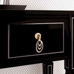 Hafele Sarkaç Kulp Wave 34mm Antik Bronz