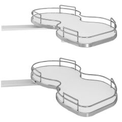 Hafele Lucca Kiler Seti, Krom Renk Sol 60cm
