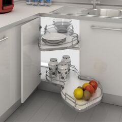 Hafele Lucca Kiler Seti, Krom Renk Sol 60cm