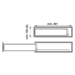 Hafele No.15 Tepsilik Arena Style Parlak Krom
