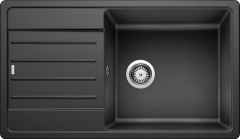 Blanco Granit Eviye Tezgah Üstü Tek Gözlü Damlalıklı Legra XL 6S Antrasit