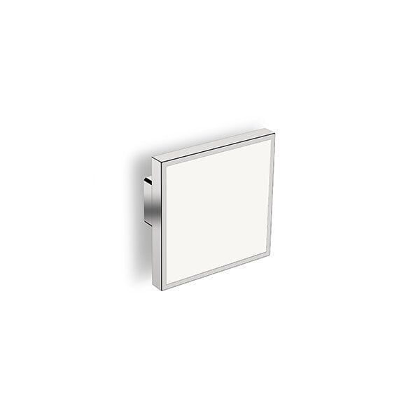 Hafele Düğme Kulp Blacky Jr. Beyaz ve Parlak Krom