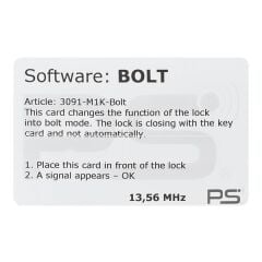 Hafele EFL 50 Toggle Mod Programlama Kartı