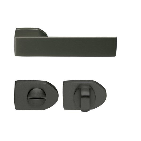 Hafele Kapı Kolu Seti Patty WC Antrasit