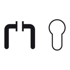 Hafele Barelli Kare Kapı Kolu Rozet, Antik Bronz Renk