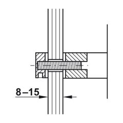 Hafele Cosimo Tek Taraflı Bağlantı Elemanı 8-15mm