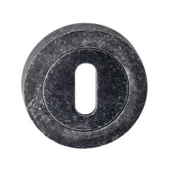 Hafele Yuvarlak Oda Kapı Kolu Rozeti 52mm, Antik Gümüş Renk