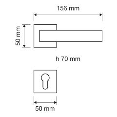 Jet Kapı Kolu Seti Parlak Krom Barelli(Yale)