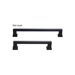 Hafele MELE Kulp mat siyah 192mm