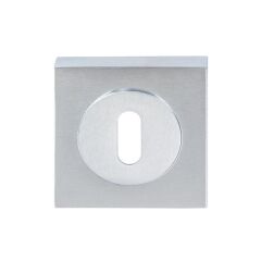 Hafele Kare Oda Kapı Kolu Rozeti 52mm, Mat Krom Renk