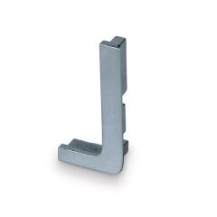 Hafele Profil Kulp Striata-L Sol Yan Kapak Elemanı Mat Krom