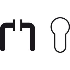 Hafele Kapı Kolu Seti Punto Barelli Mat Nikel