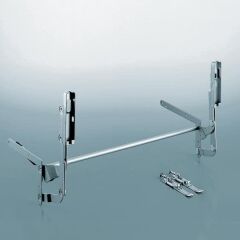 Hafele Kalkar Kapak Makas Donanımı 870mm, Gri Renk