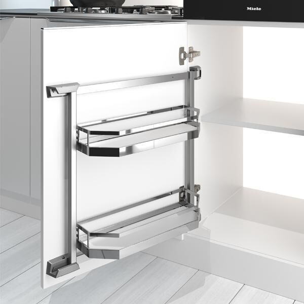 Hafele Tandem Side 450/600mm A.Style Krom/Beyaz