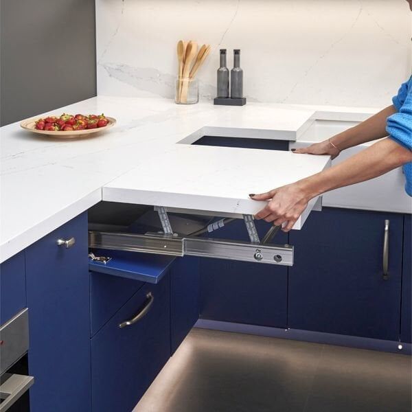 Hafele Çekmece İçi Açılır Ek Tezgah Blade 900mm