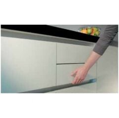 Hafele Profil Kulp Striata-U 4000mm Parlak Krom