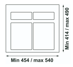 Hafele PREMIERE Çöp Kutusu Antrasit 2x13L 600mm