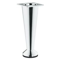 Hafele Helen Konik Mobilya Ayağı 100mm, Parlak Krom Renk