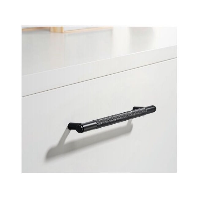 Hafele VERONA II Mat Siyah Renk 224 mm Akslı Kulp
