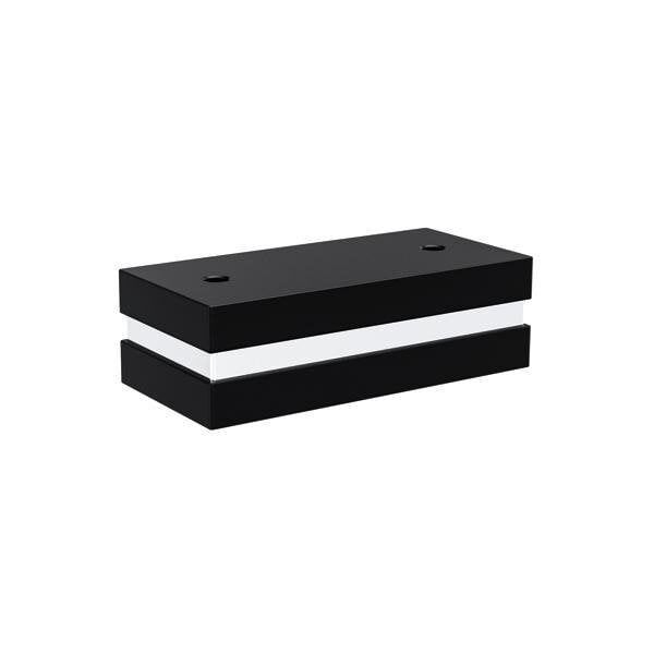 Hafele Flora Köşeli Mobilya Ayağı 60x35mm, Siyah Renk