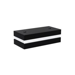 Hafele Flora Köşeli Mobilya Ayağı 60x35mm, Siyah Renk