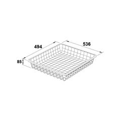 Hafele Telles Tel Sepet 536x494x85 mm