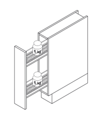 Havluluk Krom 150mm