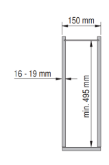 Havluluk Krom 150mm