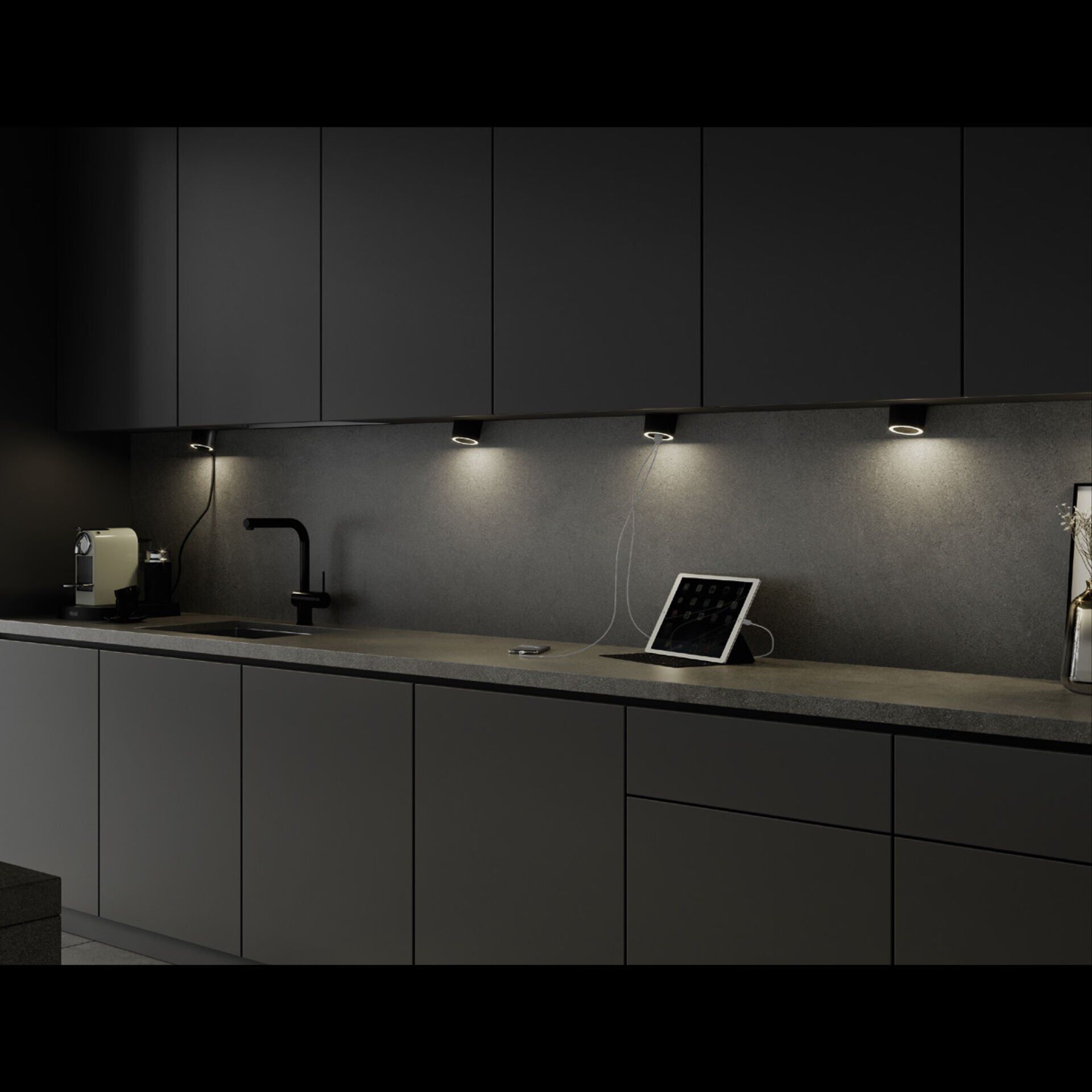 Hafele Mutfak Aydınlatma Prizler Telefon Şarj Seti