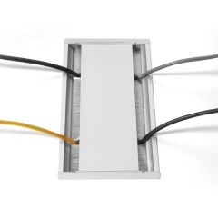 Hafele Versaflap Dual Priz Gümüş 3'lü Soket