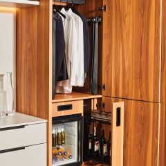 Hafele Mini Soğutucu Cam Kapaklı Siyah 40lt