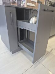 Tezgah Altı Kiler Sub Rack Essentino Antrasit 300mm