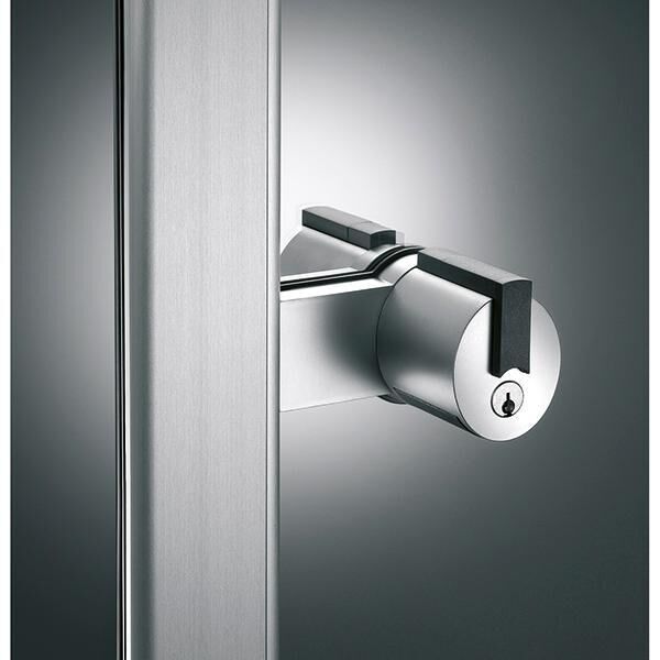 Hafele Forma Alüminyum Çerçeveli Cam Kapı Adaptörü Gümüş Eloksal